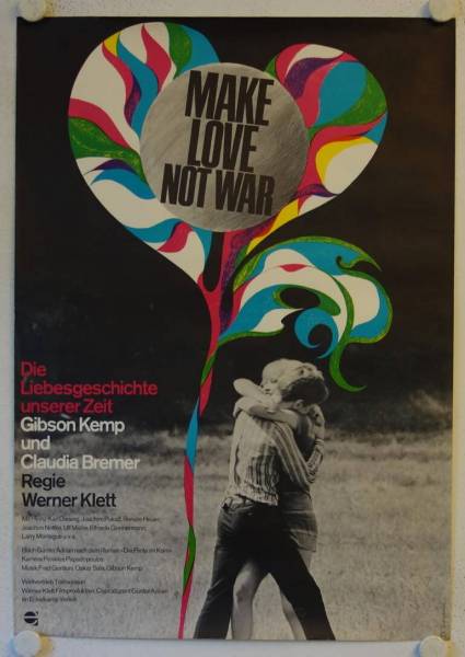 Make Love Not War originales deutsches Filmplakat
